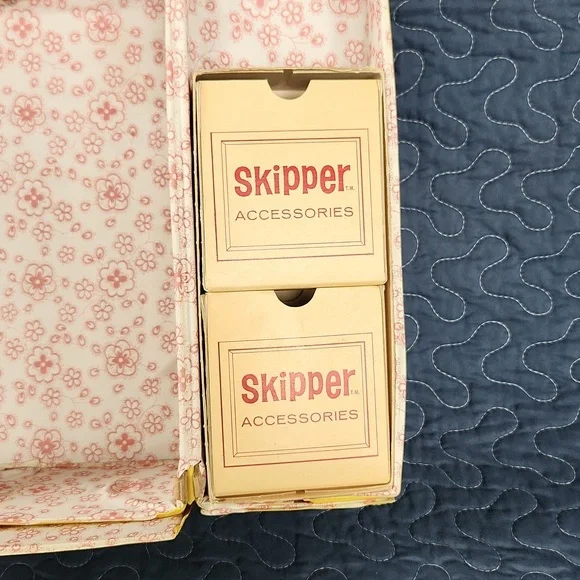 Vintage Skipper Carrying Case, Skipper Doll and Accessories